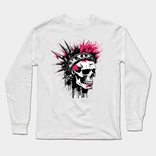 Punk Skull Long Sleeve T-Shirt